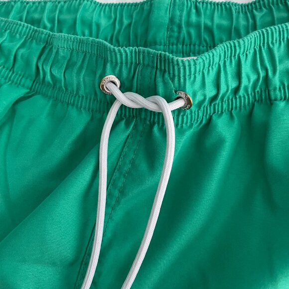 Lands' End Men's 6" Volley Swim Trunks Green Size Large - Picture 5 of 8